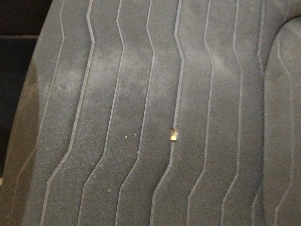 Daño en Asiento conductor Quemado Quemado