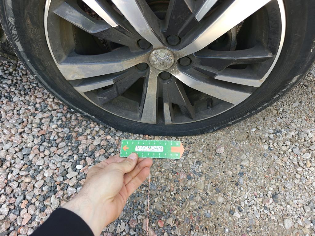 Daño en Neumatico Tr Iz forzado forzado