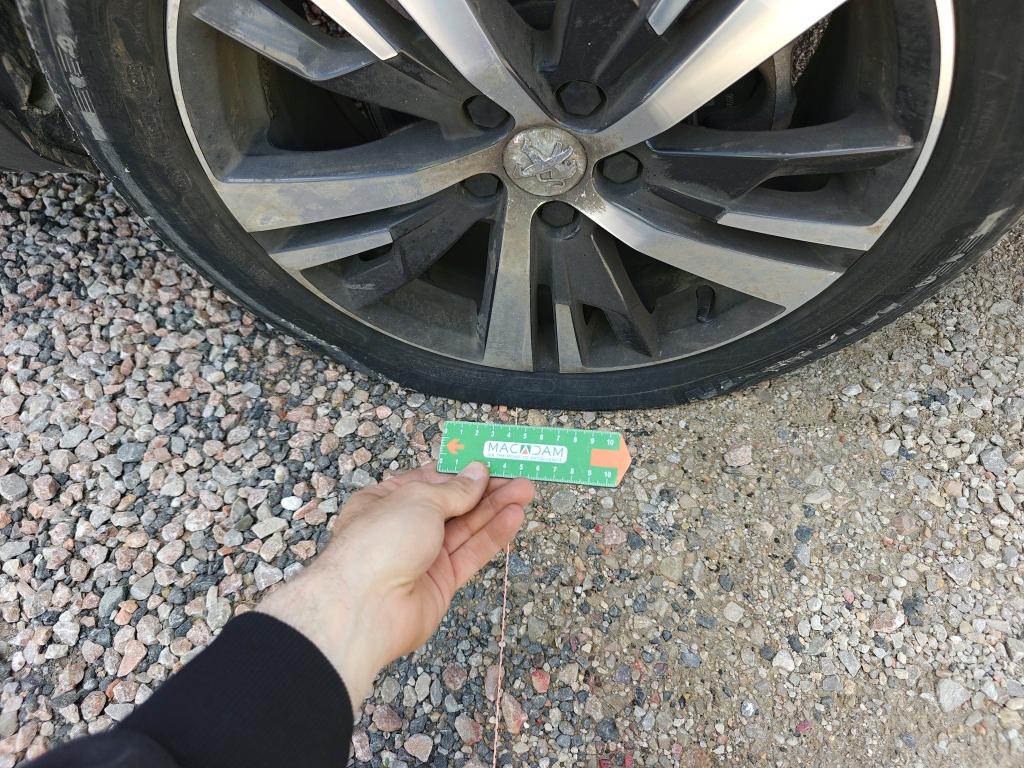 Daño en Neumatico Tr Iz forzado forzado