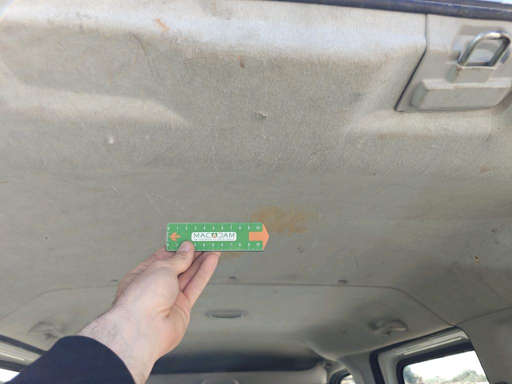 Daño en Tapicería techo Roto Roto