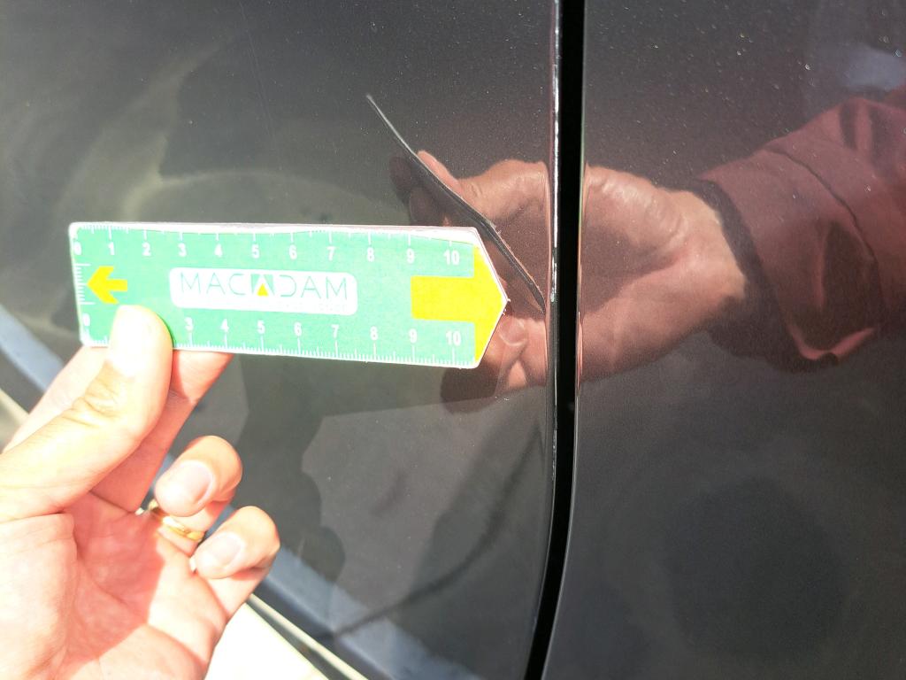 Daño en Puerta delantera izquierda Arañazo ligero Arañazo ligero