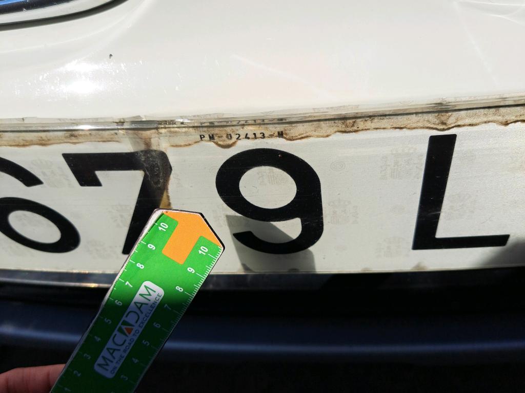 Daño en Matricula del forzado forzado