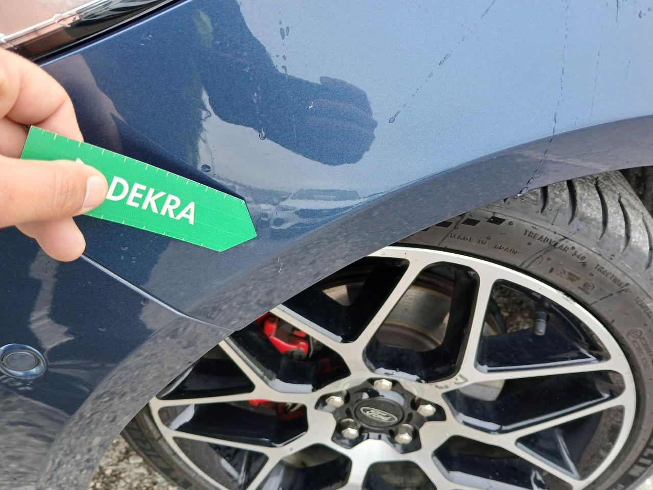 Daño en Aleta delantera izquierdo Arañazo profundo Arañazo profundo