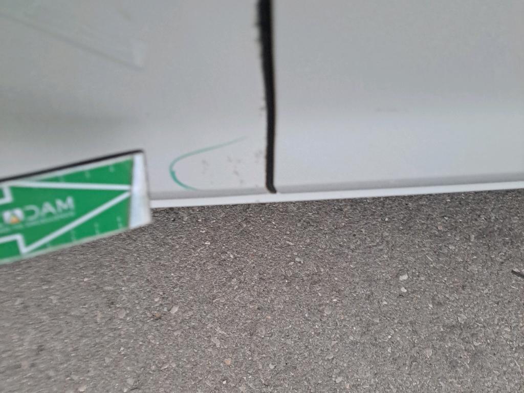 Daño en Puerta delantera izquierda Mancha quimica Mancha quimica