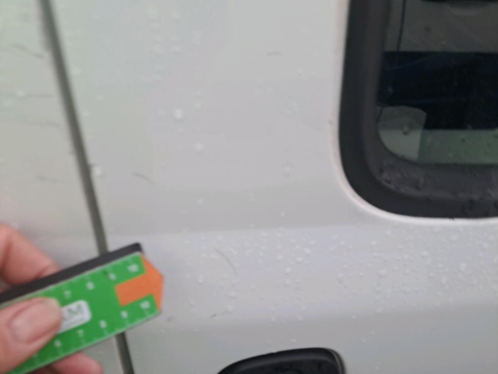 Daño en Puerta delantera derecha Arañazo ligero Arañazo ligero