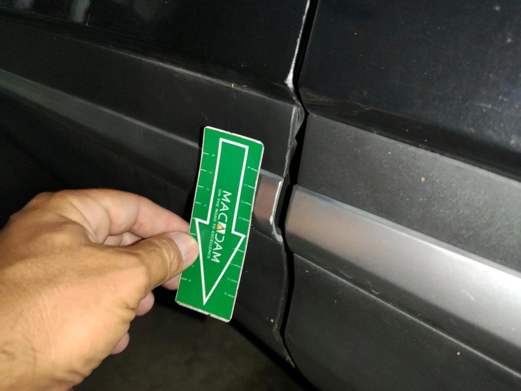 Daño en panel Arañazo ligero Arañazo ligero