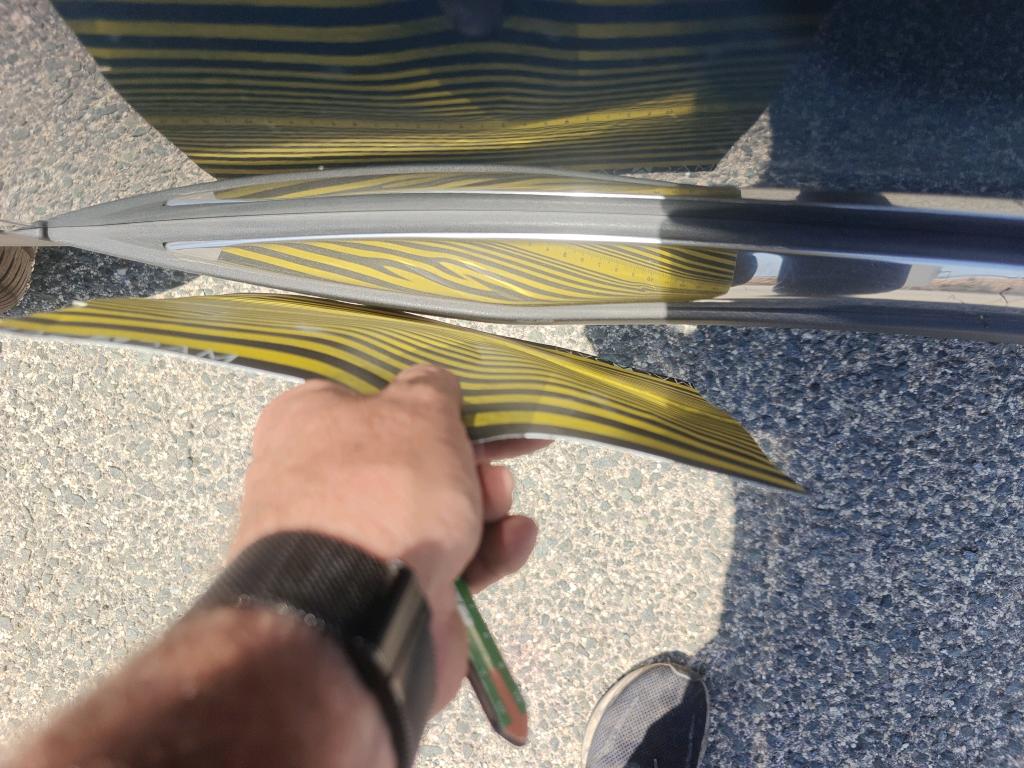 Daño en panel dañado dañado