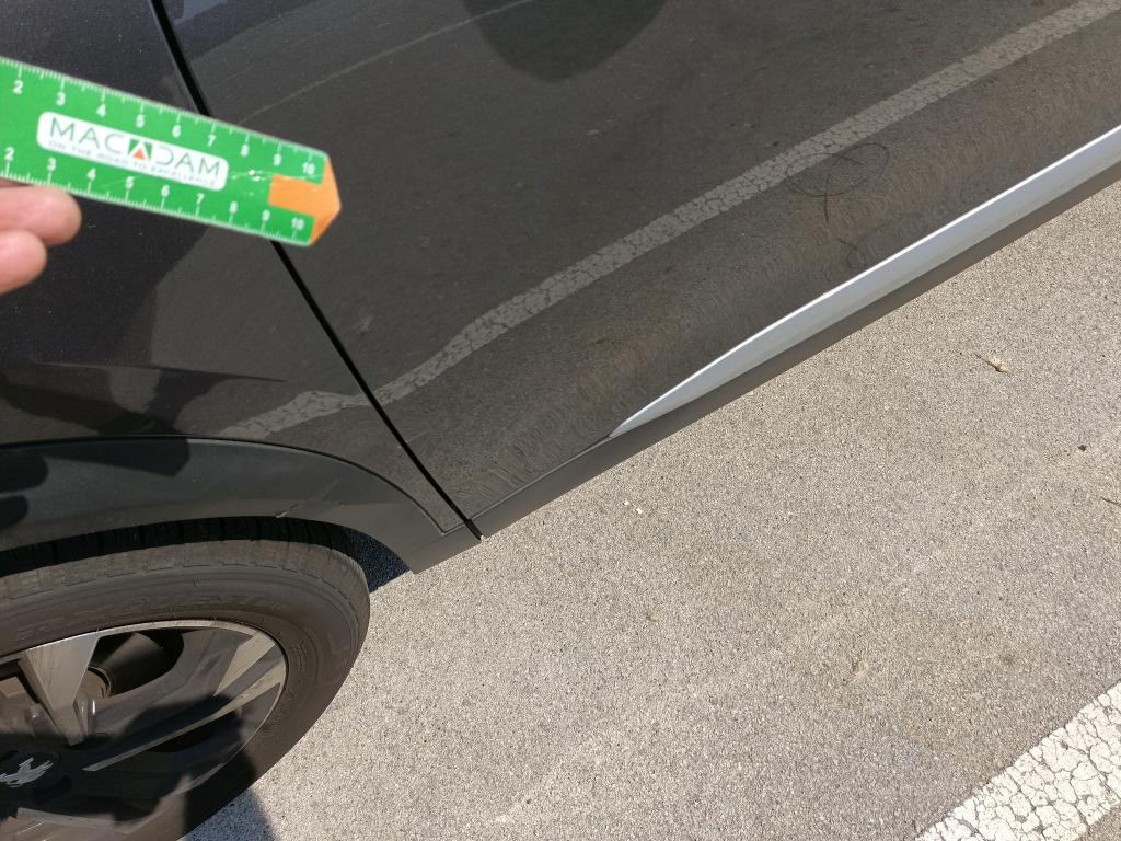 Daño en panel dañado dañado