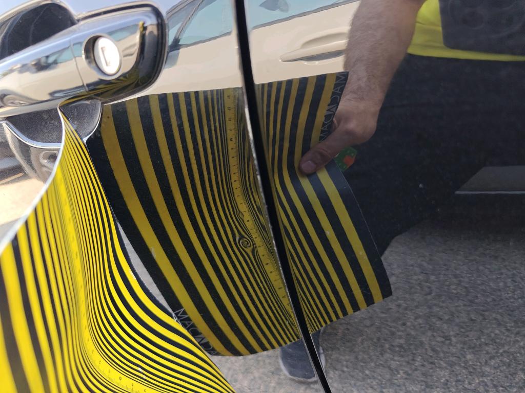 Daño en panel dañado dañado
