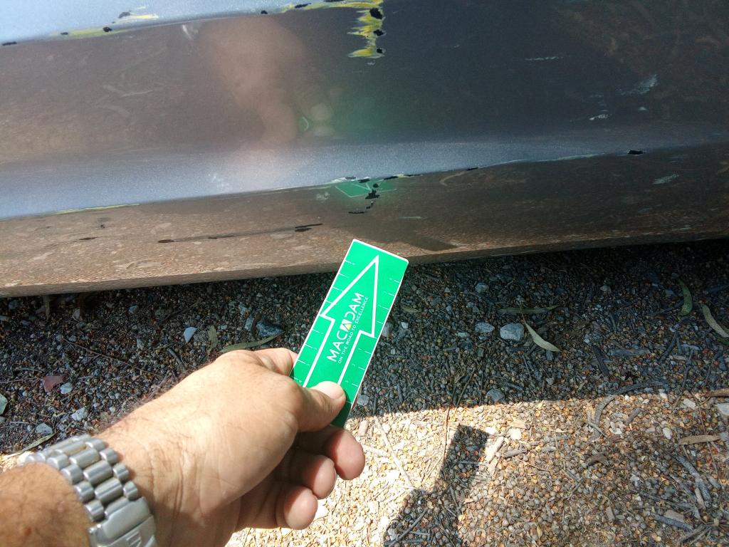 Daño en panel dañado dañado
