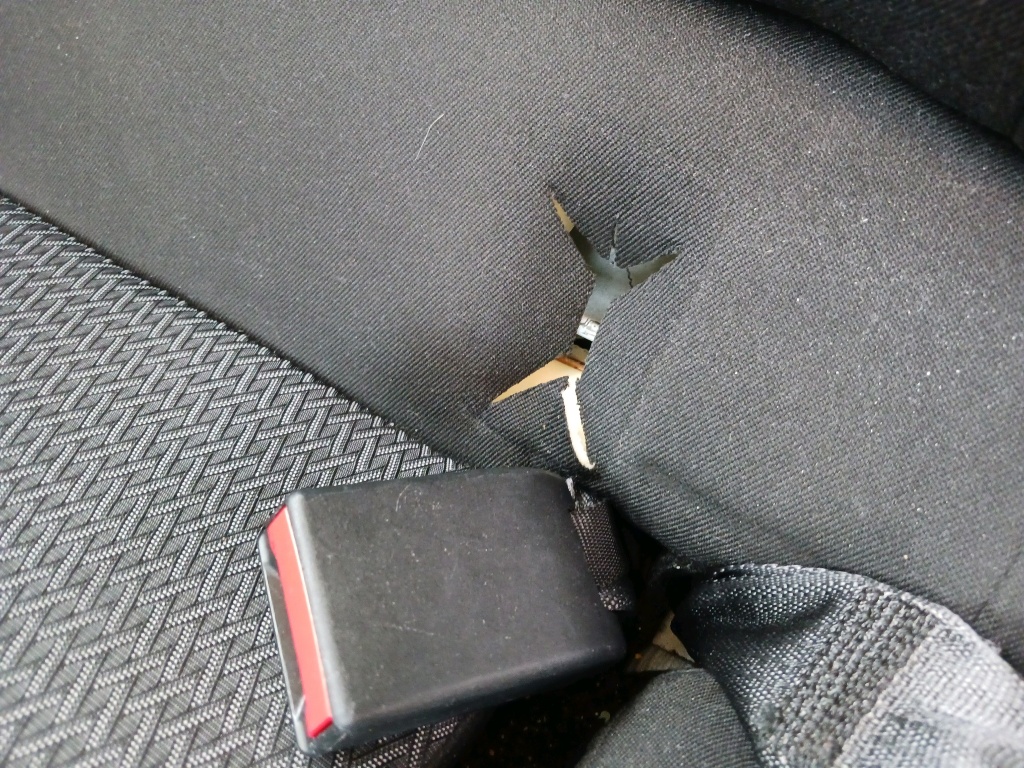 Daño en Asientos dañado dañado