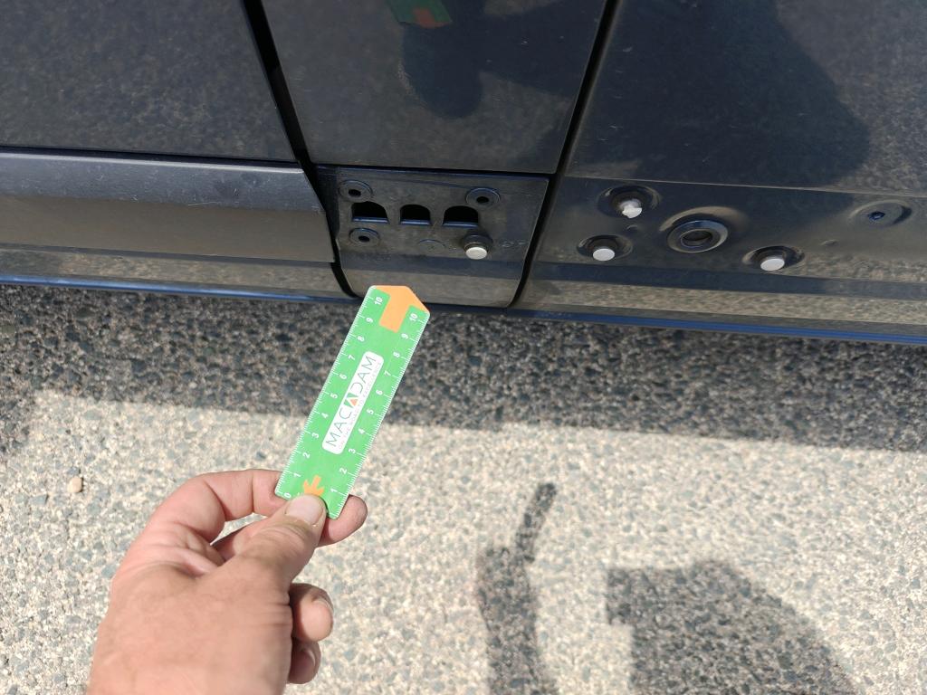 Daño en panel dañado dañado