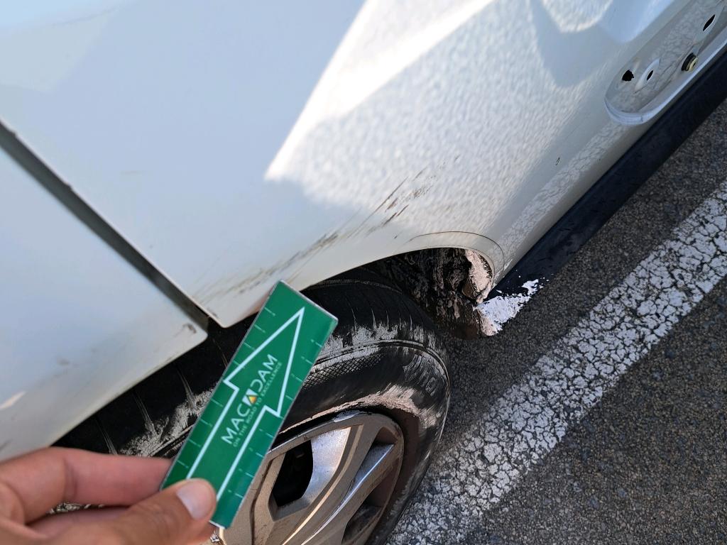 Daño en Panel dañado dañado