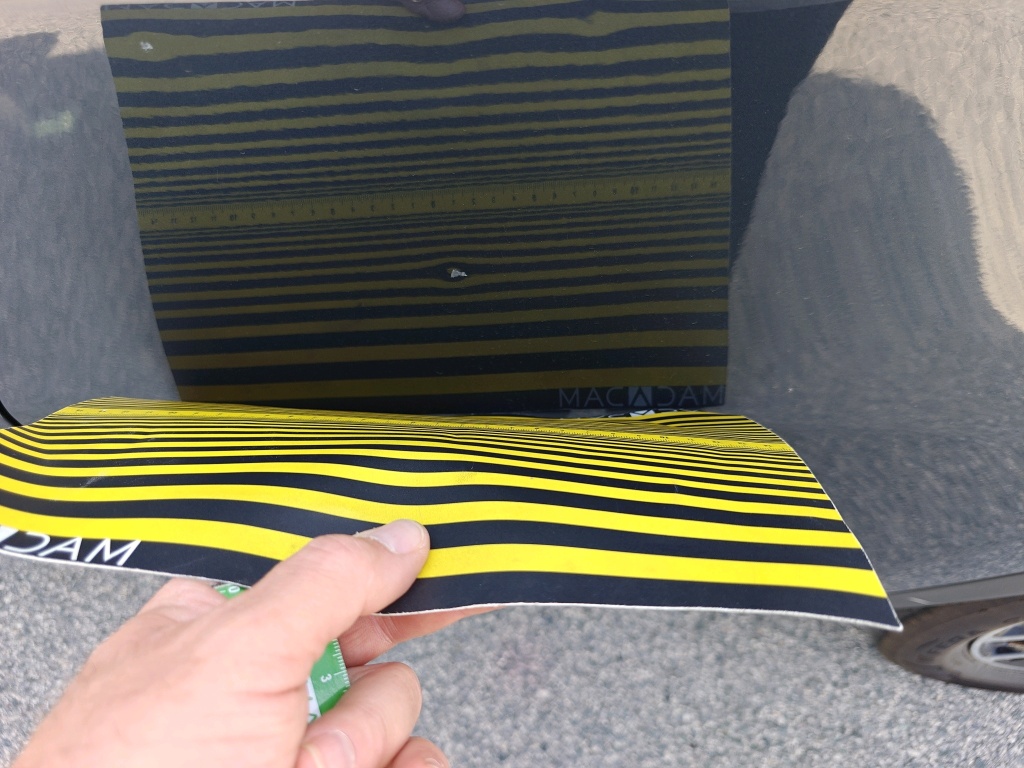 Daño en panel dañado dañado