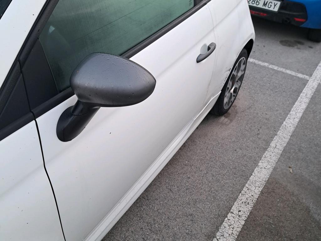 Daño en panel dañado dañado